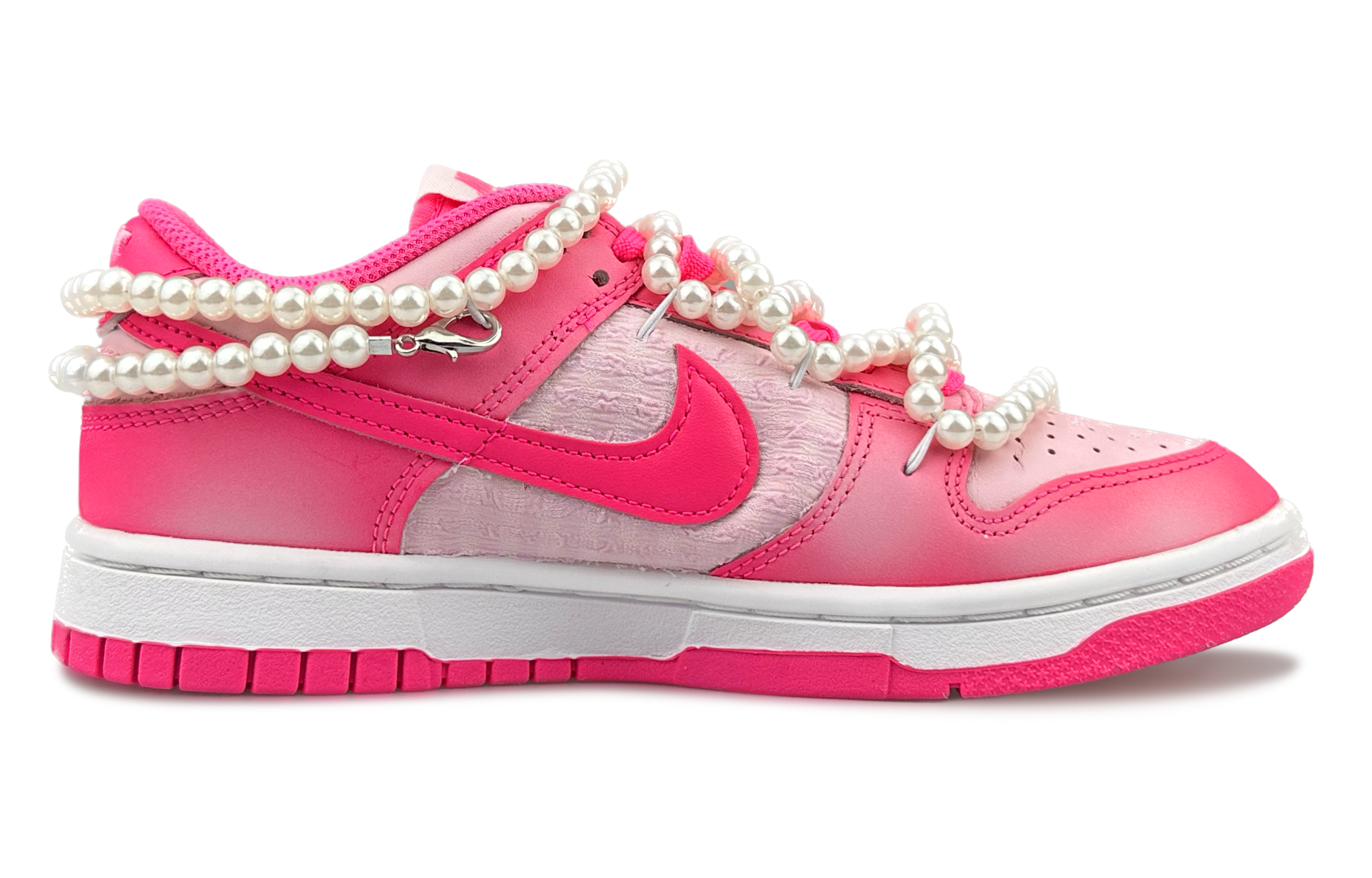 Nike Dunk Low 'Barbie Sweetheart Pink White' 圖 2