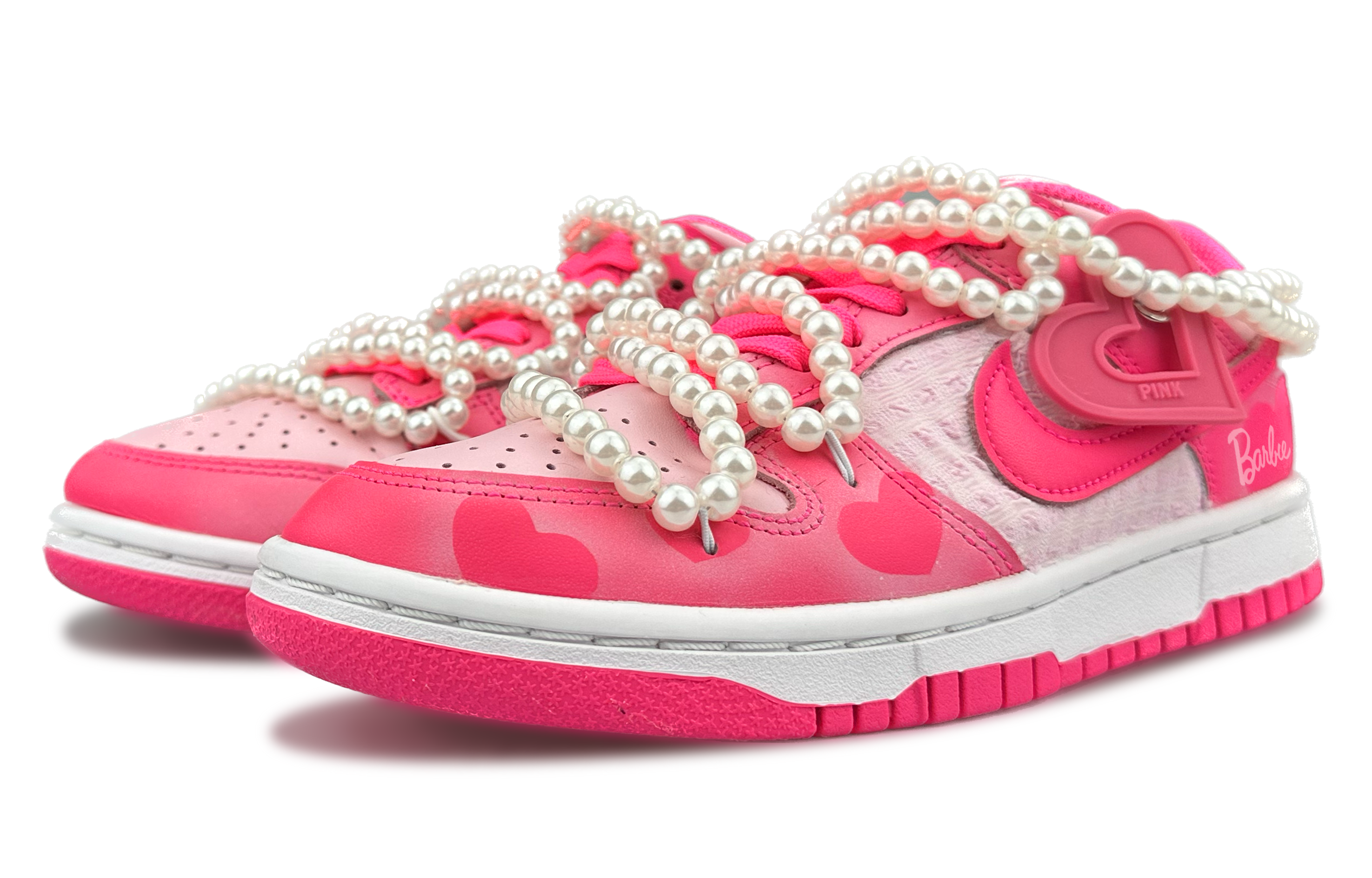 Nike Dunk Low 'Barbie Sweetheart Pink White' 圖 3