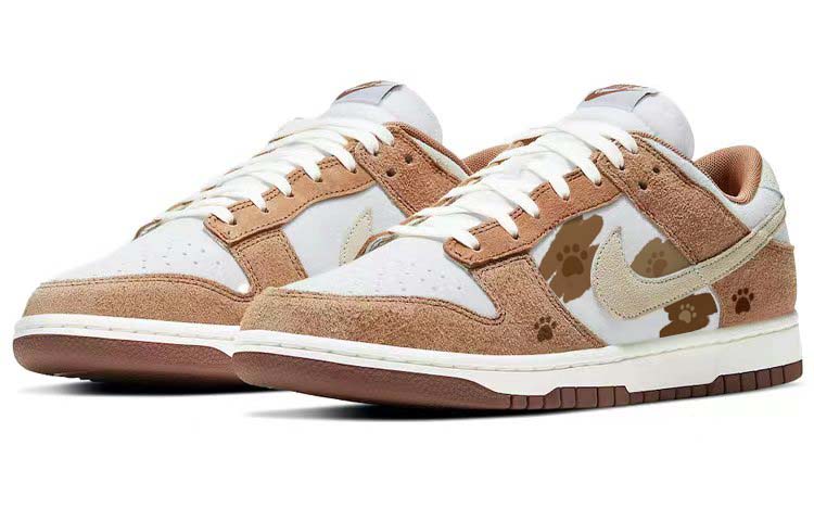 Lookbook ナイキ ダンク ロー "ベア ホーム" (白/茶) DD1390-100-471302