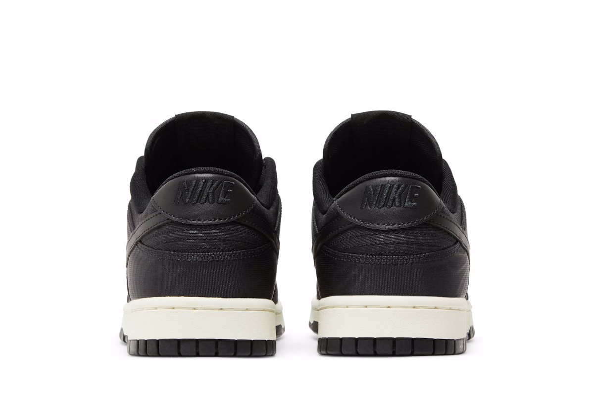 Nike Dunk Low 'Black Canvas'