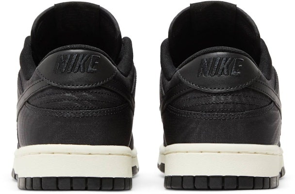 Nike Dunk Low 'Black Canvas' DV7211-001 Details for Nike Dunk Low 'Black Canvas' DV7211-001