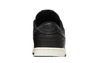 Nike Dunk Low 'Black Canvas'