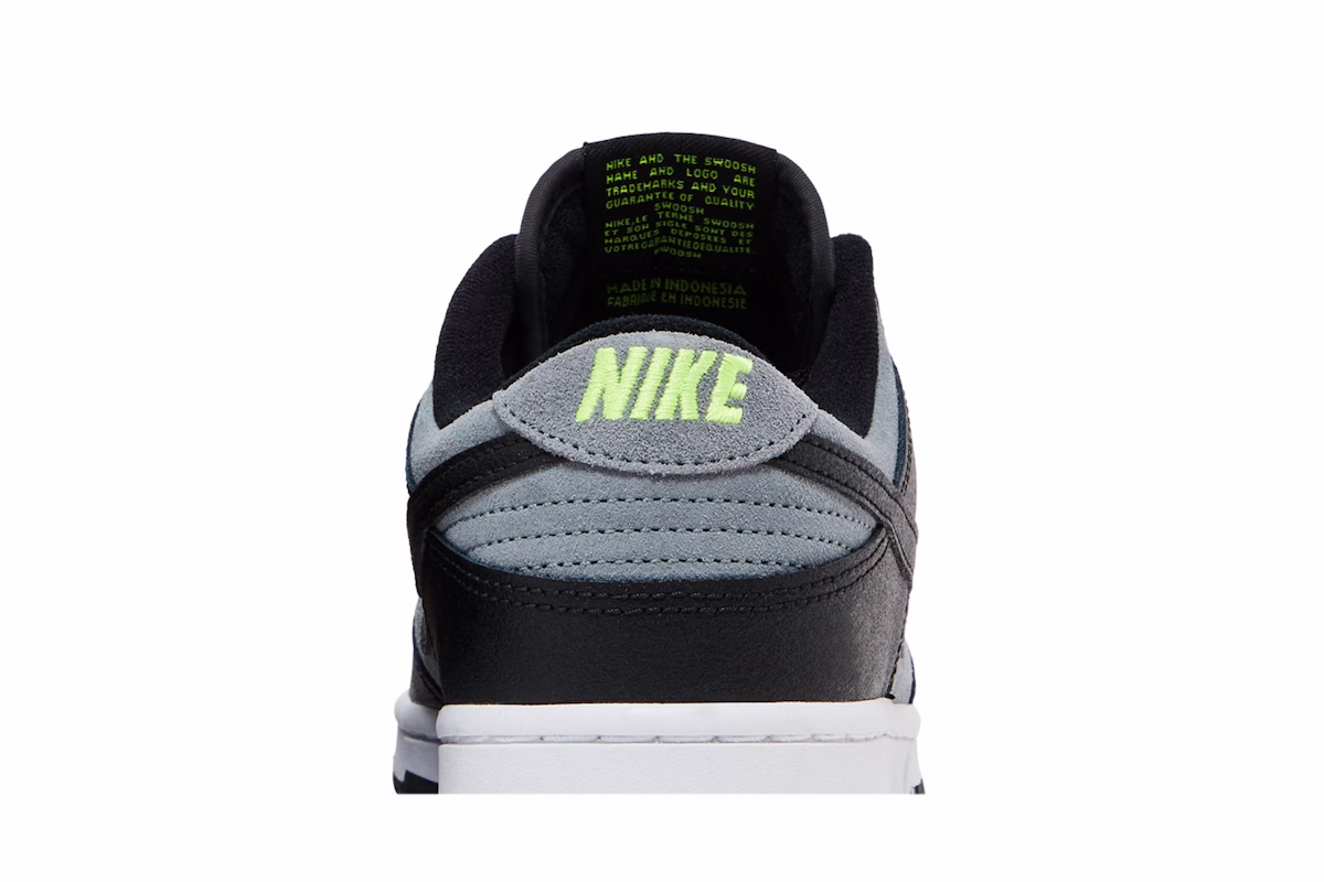 Nike Dunk Low 'Black Grey Green Strike' FQ2205-001