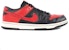 Nike Dunk Low 'Hitam/Merah Sukan' 304714-062