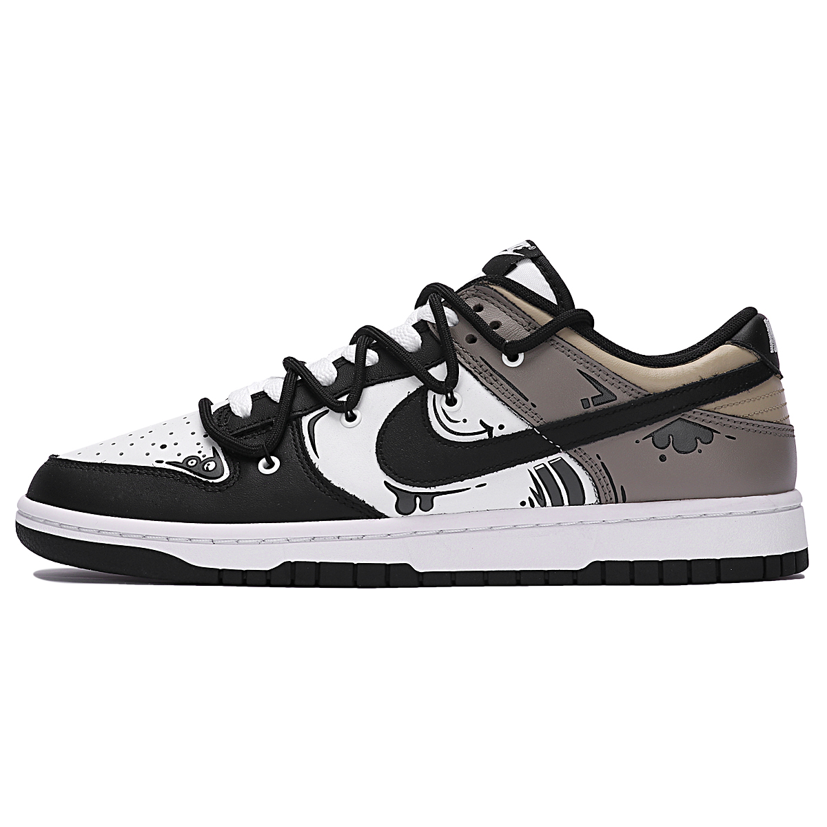 Buy Nike Dunk Low 'Hitam Putih Grafiti' CW1590-100-474266