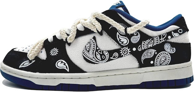 Nike Dunk Low 'Cashew Flower Hitam Putih' DV0834-101-466206 Buy Nike Dunk Low 'Cashew Flower Hitam Putih' DV0834-101-466206