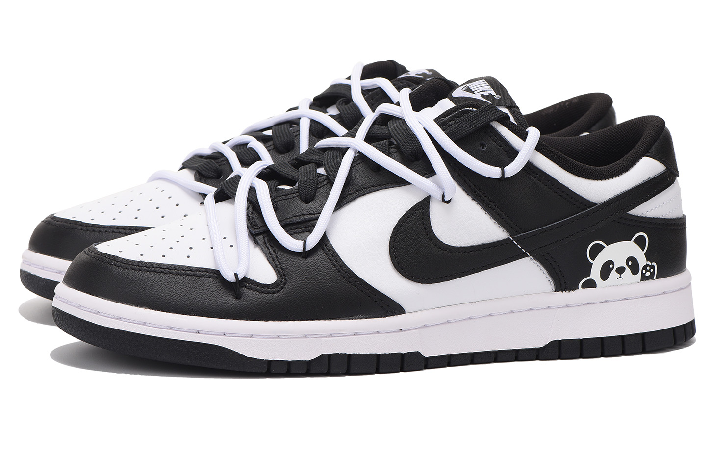 Shop 【定製球鞋】 Nike Dunk Low 栗子 特殊鞋盒 解構 高街 低幫 板鞋 GS 黑白