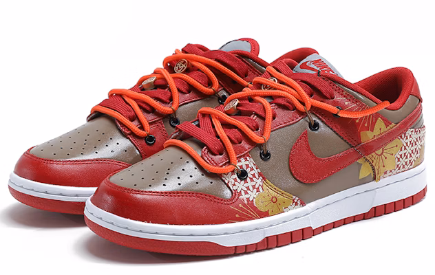 【客製化球鞋】Nike Dunk Low 虎年 招財進寶 金運 中華風 雲紋 獨特鞋盒 低筒 板鞋 GS 紅金棕 Shop 【客製化球鞋】Nike Dunk Low 虎年 招財進寶 金運 中華風 雲紋 獨特鞋盒 低筒 板鞋 GS 紅金棕