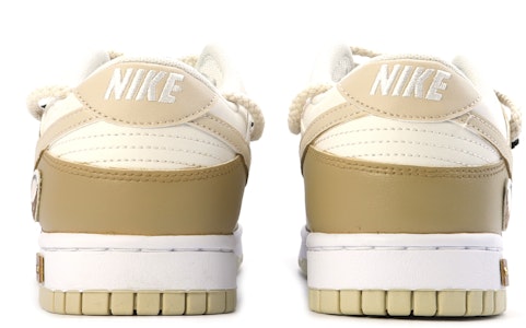 【定制球鞋】Nike Dunk Low 椰椰奶茶 雙鞋帶解構 復古簡約 清新 校園 活力 防滑 低幫 板鞋 男款 淺卡其色 Shop 【定制球鞋】Nike Dunk Low 椰椰奶茶 雙鞋帶解構 復古簡約 清新 校園 活力 防滑 低幫 板鞋 男款 淺卡其色