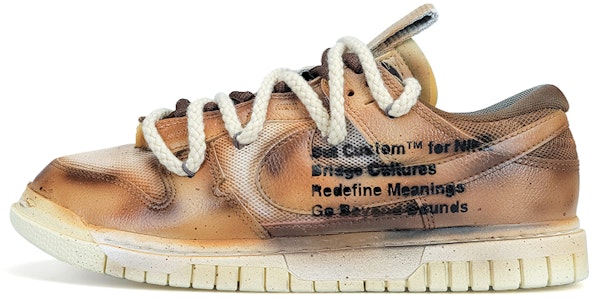 【客製化球鞋】Nike Air Dunk Jumbo 廢土 賽博朋克 工業 重金屬 機能風 做舊 低幫 板鞋 男款 黃棕黑 Buy 【客製化球鞋】Nike Air Dunk Jumbo 廢土 賽博朋克 工業 重金屬 機能風 做舊 低幫 板鞋 男款 黃棕黑