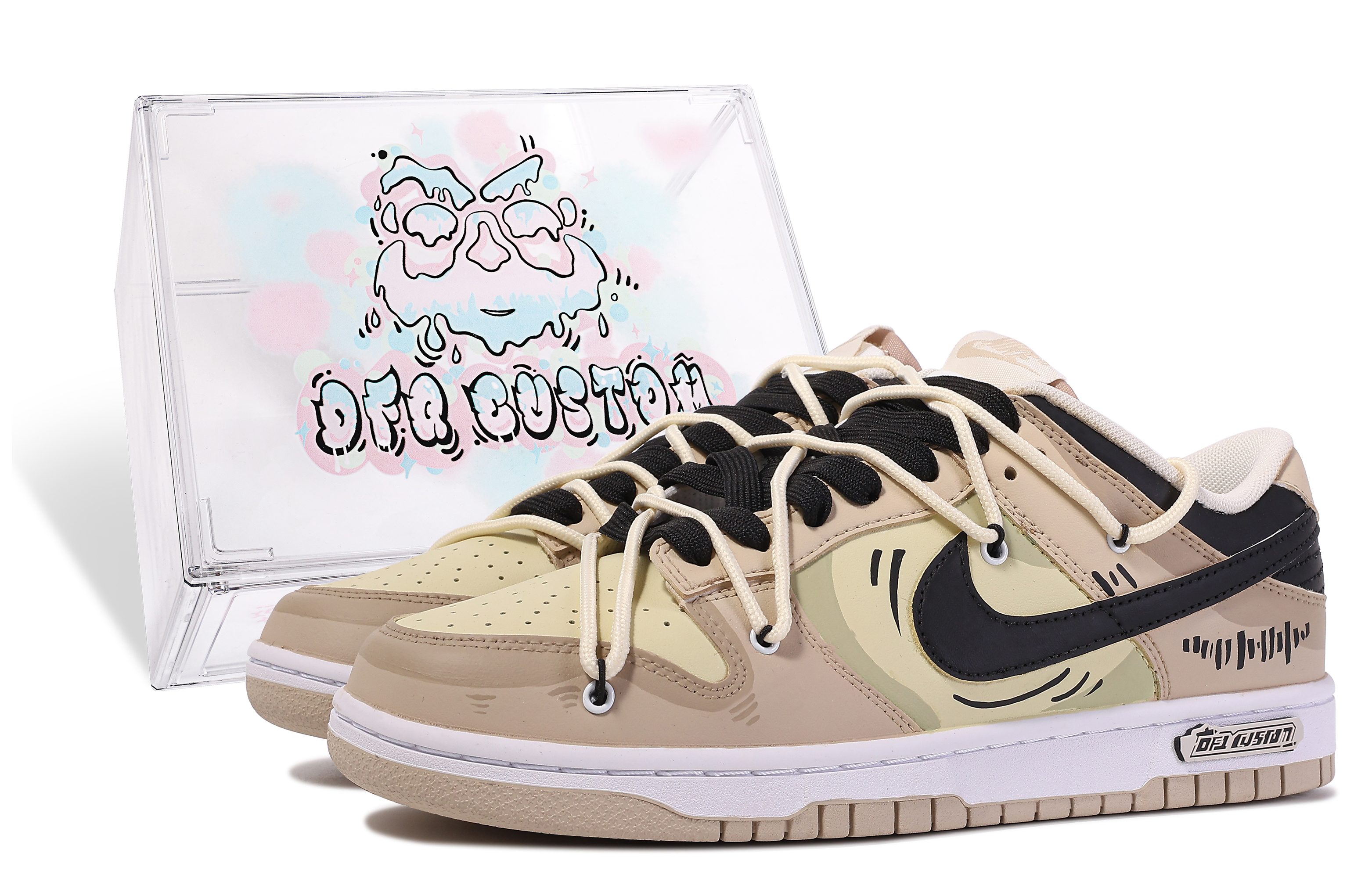 Buy Nike Dunk Low 'Kucing Bayi Da Vinci' DV0831-003(TeamM-cat-baby-BOX)