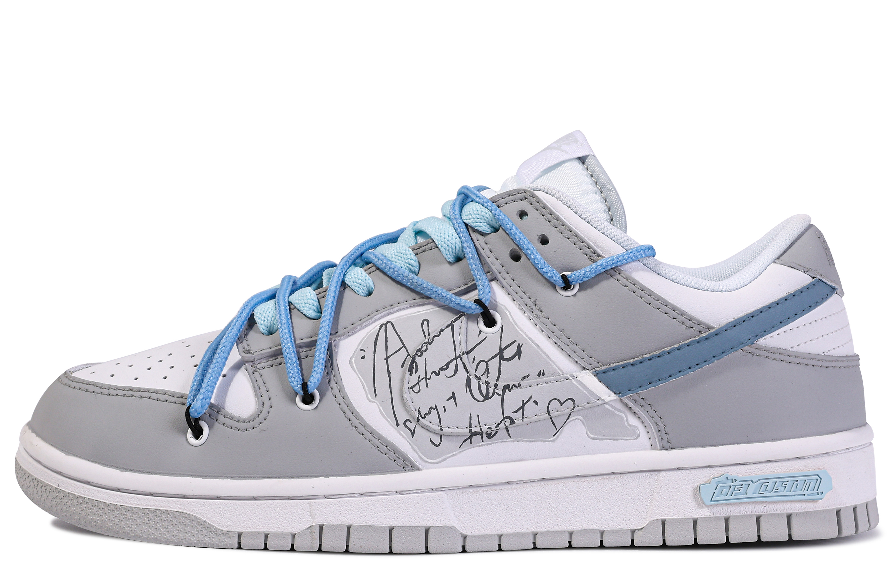 Nike Dunk Low 'Da Vinci Custom Blue and White' 圖 2