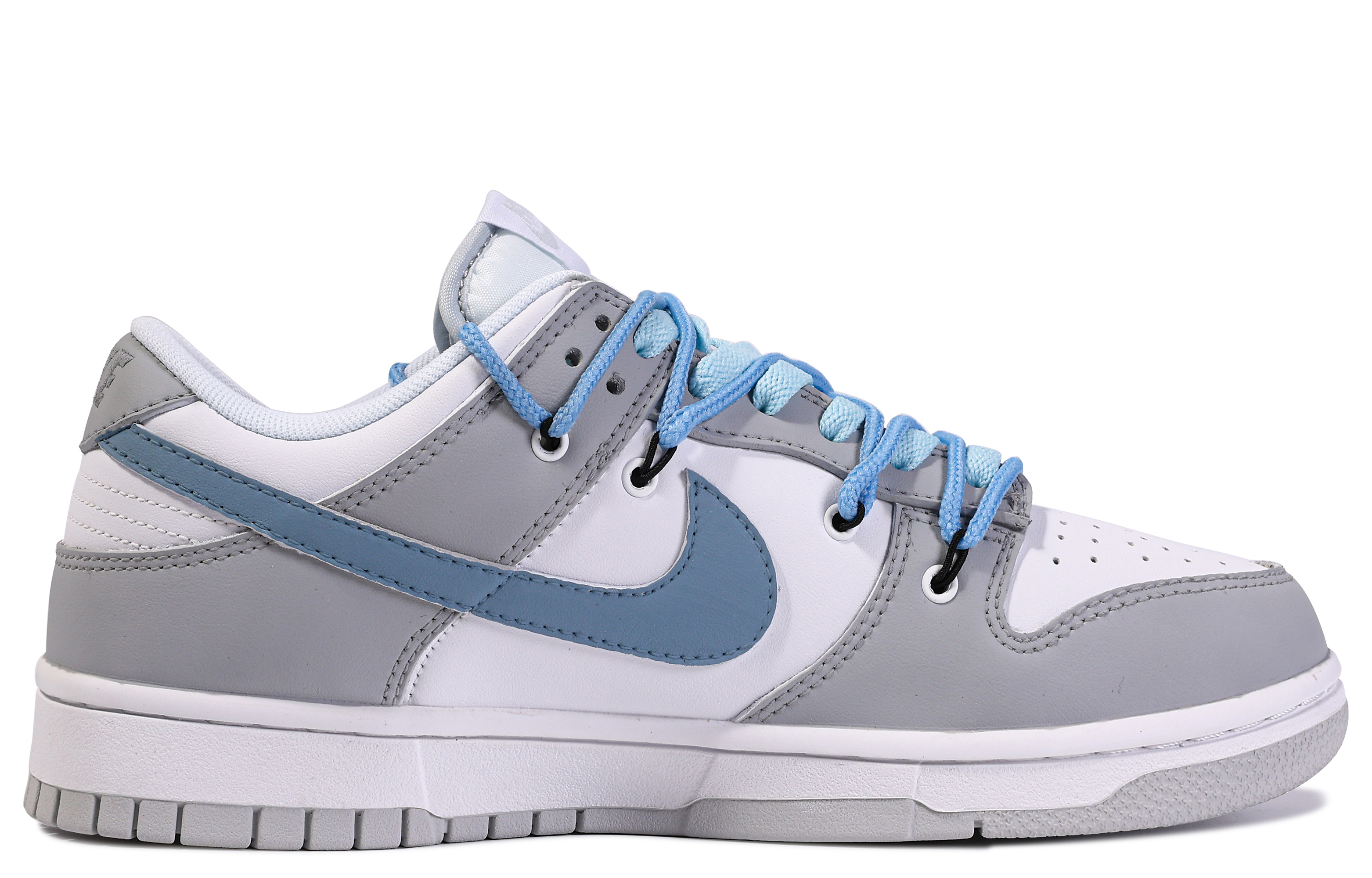 Nike Dunk Low 'Da Vinci Custom Blue and White' 圖 3