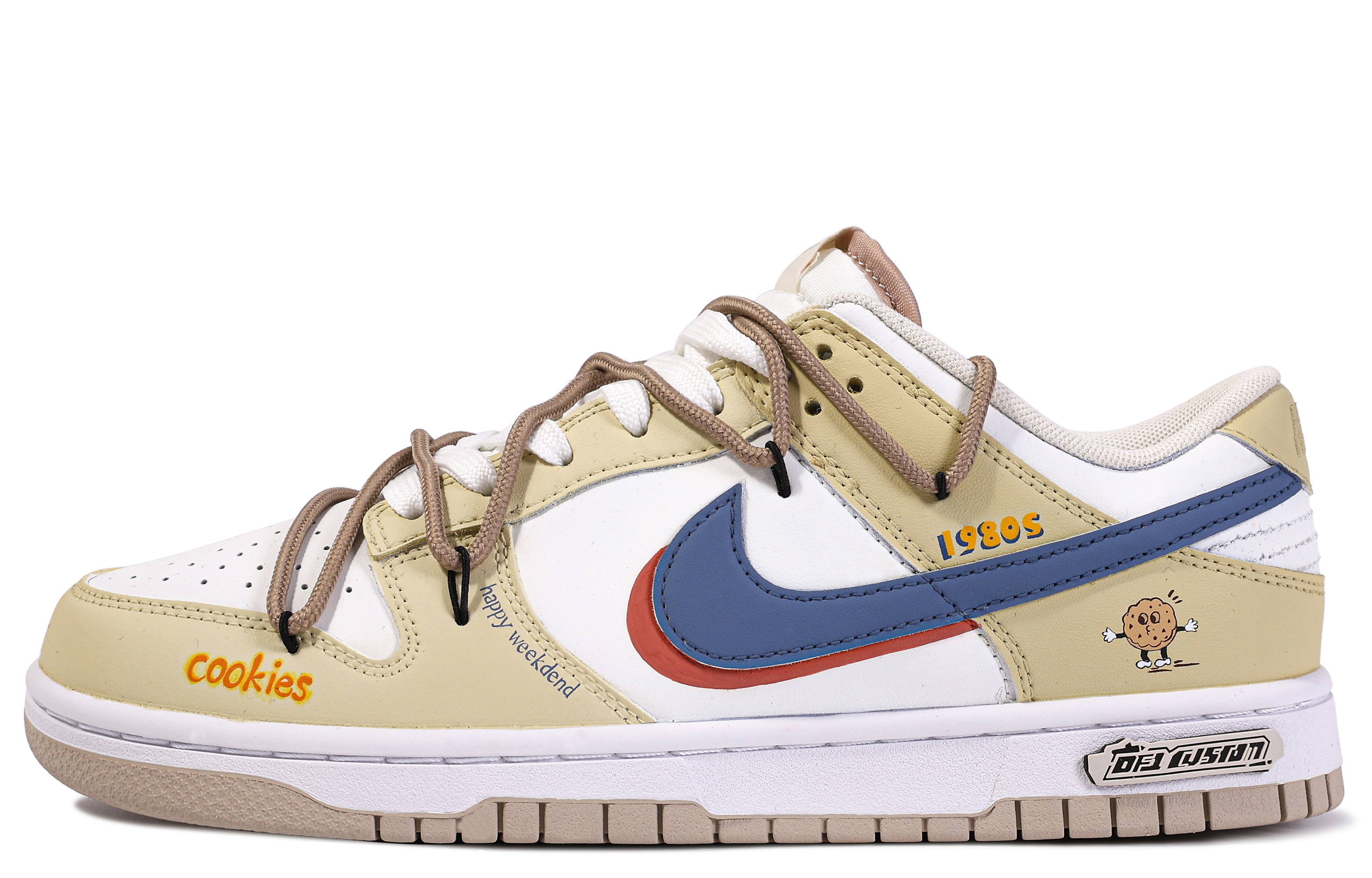 Nike Dunk Low 'Da Vinci Graffiti Yellow White' 圖 2