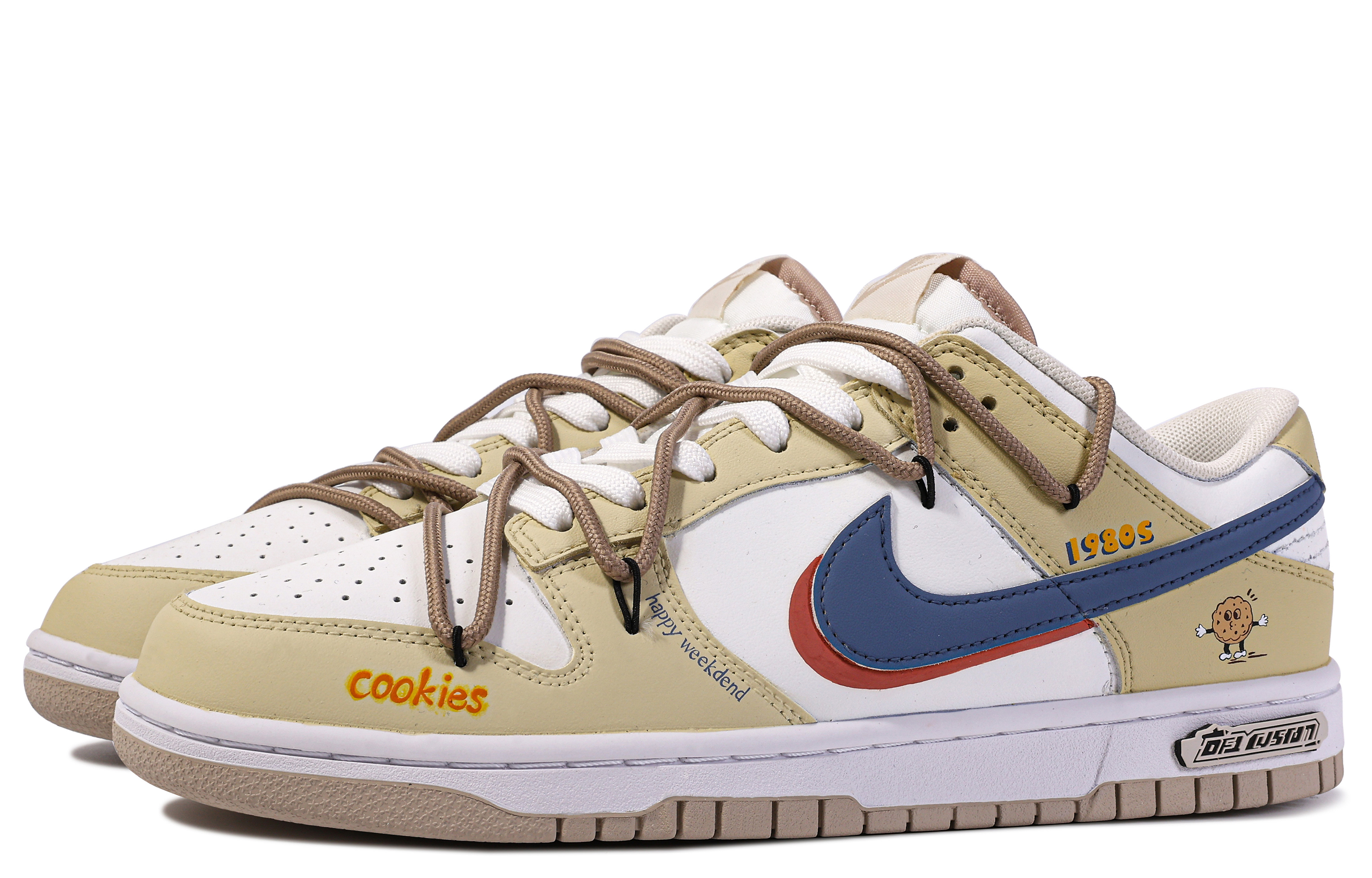 Nike Dunk Low 'Da Vinci Graffiti Yellow White' 圖 5
