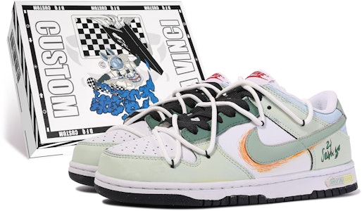Nike Dunk Low 'Da Vinci Hijau Putih Brutal' FB3354-001(TeamM-Savage--BOX) Buy Nike Dunk Low 'Da Vinci Hijau Putih Brutal' FB3354-001(TeamM-Savage--BOX)