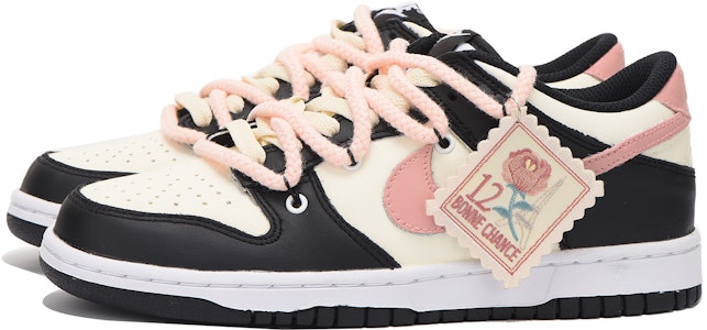 【定制球鞋】Nike Dunk Low 栗子 特殊鞋盒 解構 高街 低筒 板鞋 GS 黑粉 Shop 【定制球鞋】Nike Dunk Low 栗子 特殊鞋盒 解構 高街 低筒 板鞋 GS 黑粉