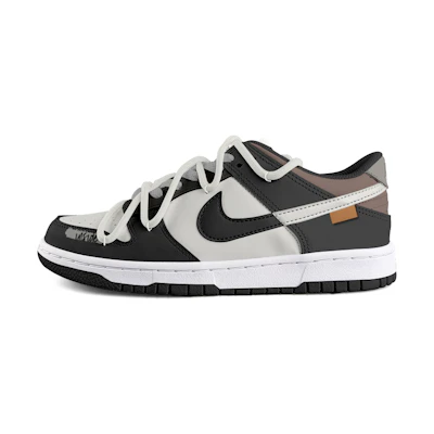 Nike Dunk Low 'Deconstructed Chic Black Grey Brown'