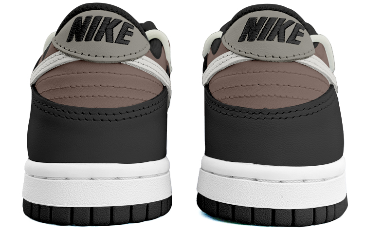 Shop 【訂製球鞋】 Nike Dunk Low 雅痞之風 黑灰棕 百搭 解構鞋帶 潮流復古 防滑耐磨 低幫 板鞋 男款