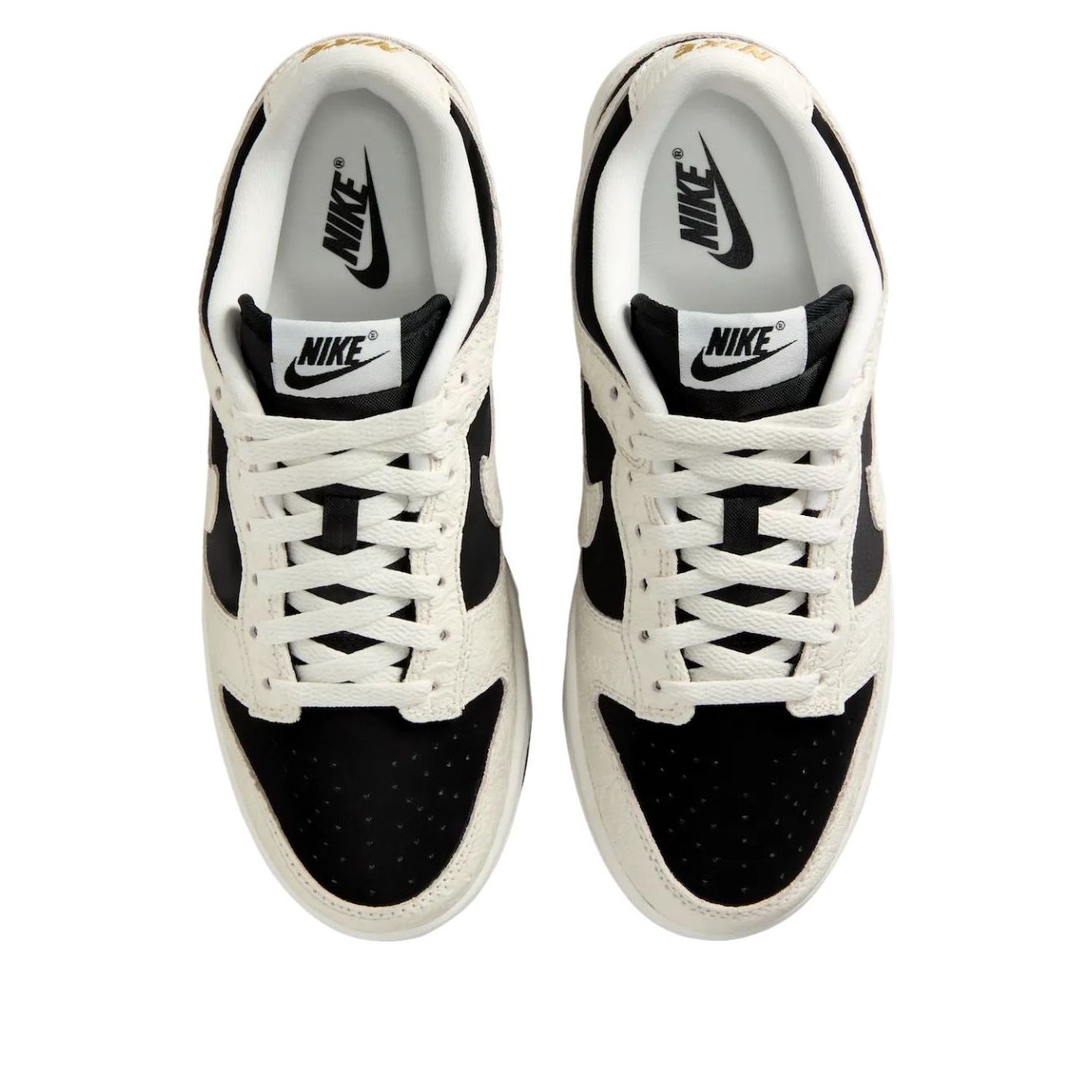 Lookbook Nike Dunk Low ''Embossed Baroque Hitam Sail'' IF3944-001