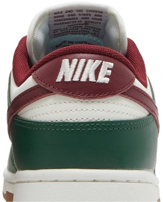 나이키 덩크 로우 " gorge 그린 팀 레드" FB7160-161 Sizing 나이키 덩크 로우 " gorge 그린 팀 레드" FB7160-161