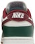 Sizing Nike Dunk Low '深森林綠團隊紅' FB7160-161