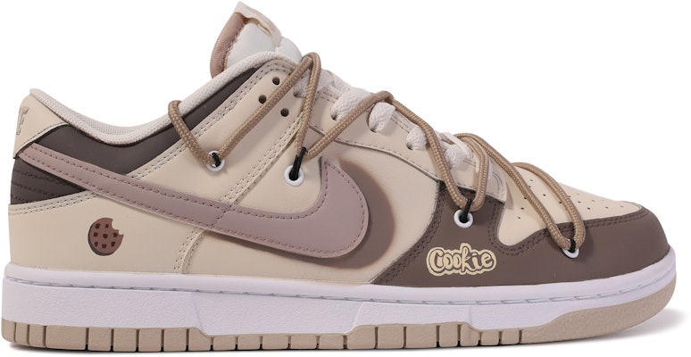 【客製化球鞋】Nike Dunk Low 索壹客製 禮盒 小熊餅乾 塗鴉 吊飾 簡約 百搭 防滑 低筒 板鞋 男款 米白棕 Shop 【客製化球鞋】Nike Dunk Low 索壹客製 禮盒 小熊餅乾 塗鴉 吊飾 簡約 百搭 防滑 低筒 板鞋 男款 米白棕
