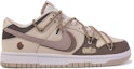 Shop 【客製化球鞋】Nike Dunk Low 索壹客製 禮盒 小熊餅乾 塗鴉 吊飾 簡約 百搭 防滑 低筒 板鞋 男款 米白棕