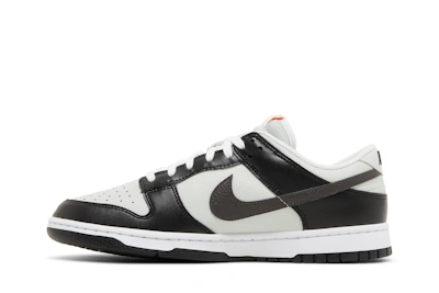 Nike Dunk Low 'Grey Black Orange Mini Swoosh'
