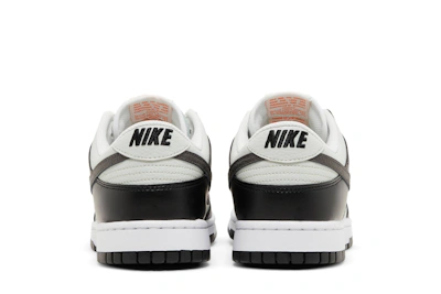 Nike Dunk Low 'Grey Black Orange Mini Swoosh'