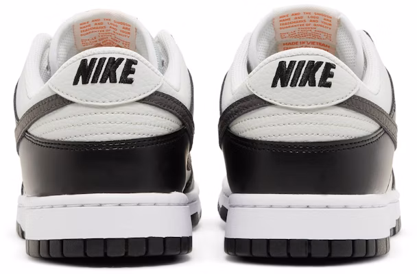 Nike Dunk Low 'Grey Black Orange Mini Swoosh' FN7808-001 Details for Nike Dunk Low 'Grey Black Orange Mini Swoosh' FN7808-001