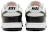 Details for Nike Dunk Low 'Grey Black Orange Mini Swoosh' FN7808-001
