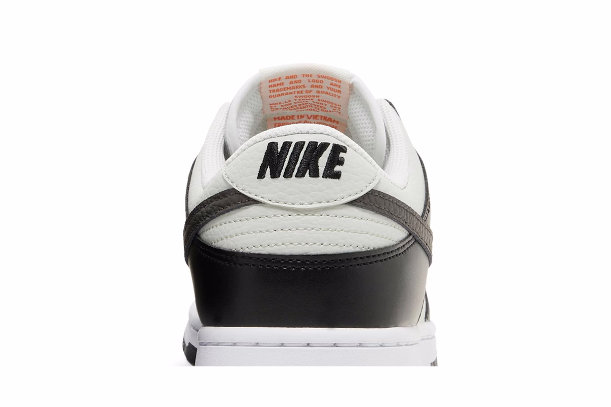 Nike Dunk Low 'Grey Black Orange Mini Swoosh'