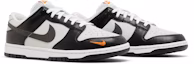 Cheap Nike Dunk Low 'Grey Black Orange Mini Swoosh' FN7808-001