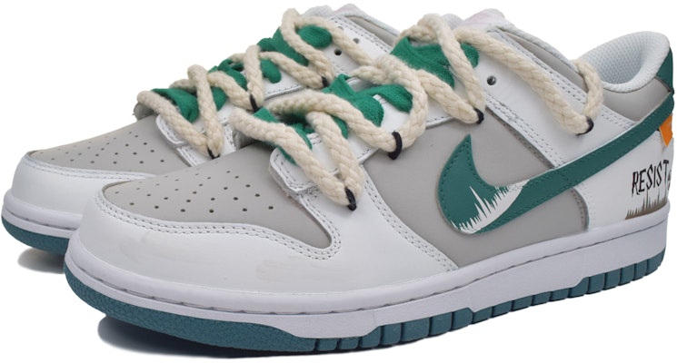Nike Dunk Low 'Gris Blanco Verde' FD9911-101-457690 Lookbook Nike Dunk Low 'Gris Blanco Verde' FD9911-101-457690