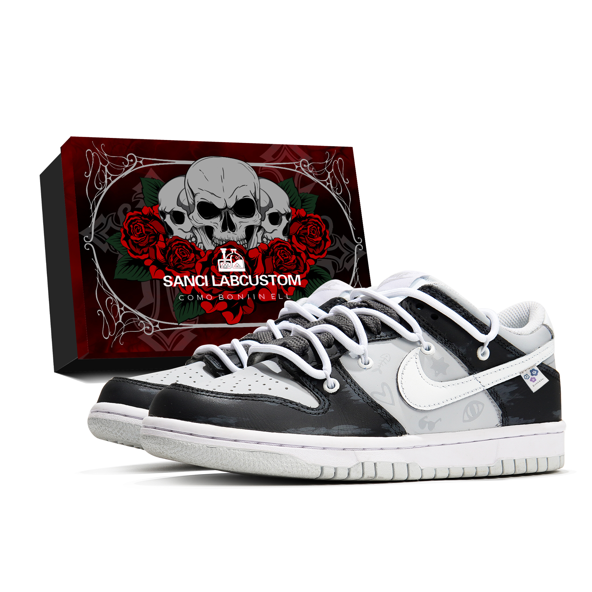 Buy ナイキ ダンク ロー ハロウィン 魚骨グラフィティ DV0831-101-485046