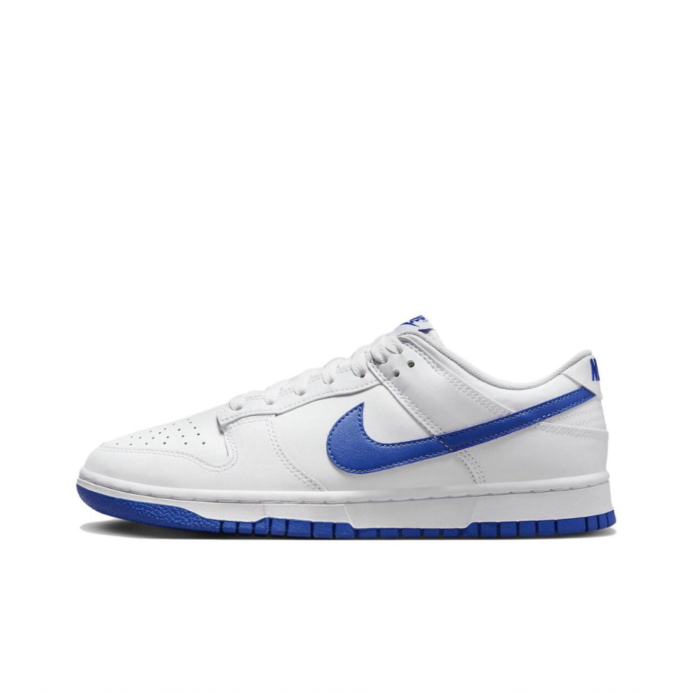 Details for 【定制球鞋】 Nike Dunk Low Hyper Royal 節奏狂響 活力 青春 防滑耐磨減震 低幫 板鞋 男款 藍白色