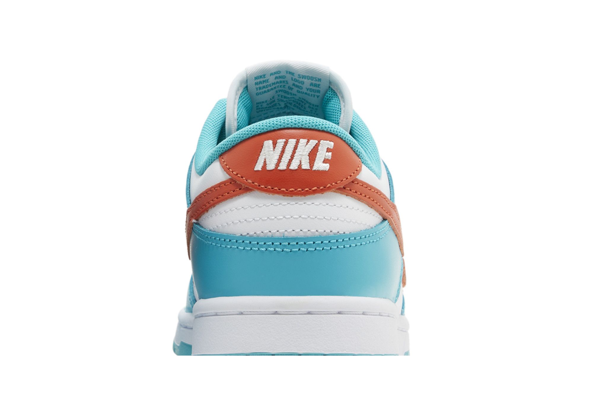 Sizing Nike Dunk Low ''Miami Dolphins'' - Édition spéciale Aqua et Orange DV0833-102