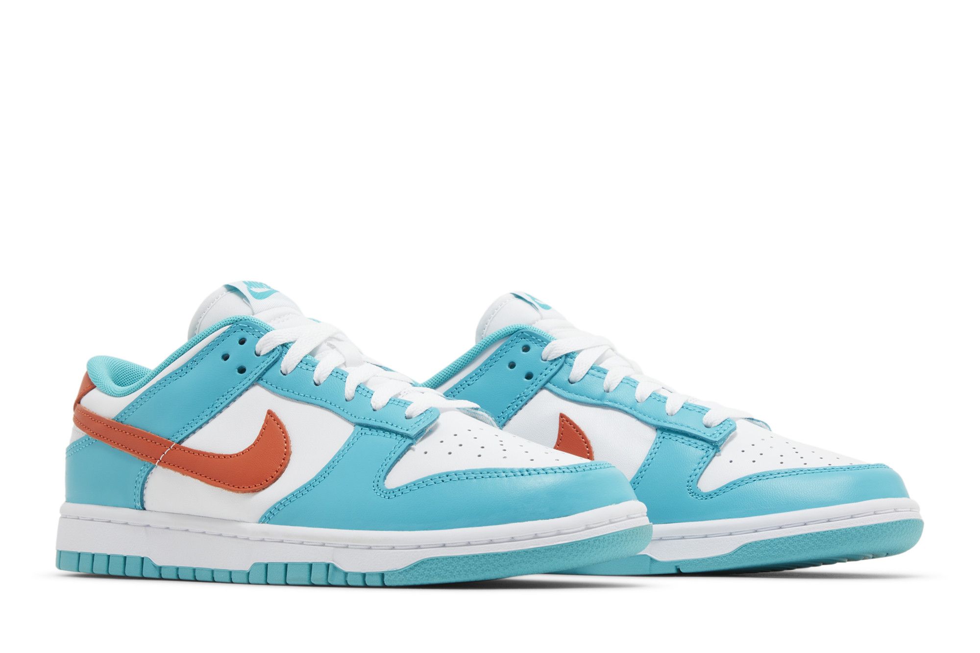 Cheap Nike Dunk Low ''Miami Dolphins'' - Édition spéciale Aqua et Orange DV0833-102