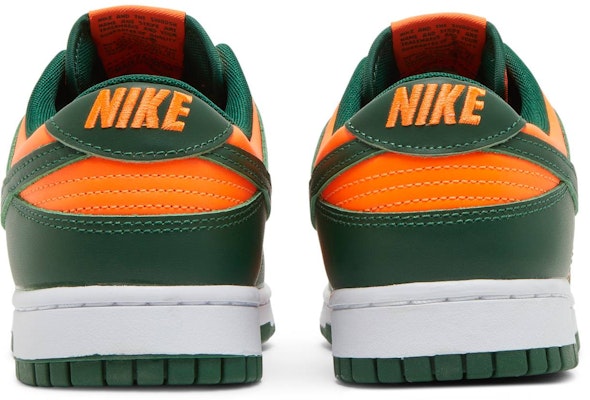 Nike Dunk Low 'Miami Hurricanes' DD1391-300 Details for Nike Dunk Low 'Miami Hurricanes' DD1391-300