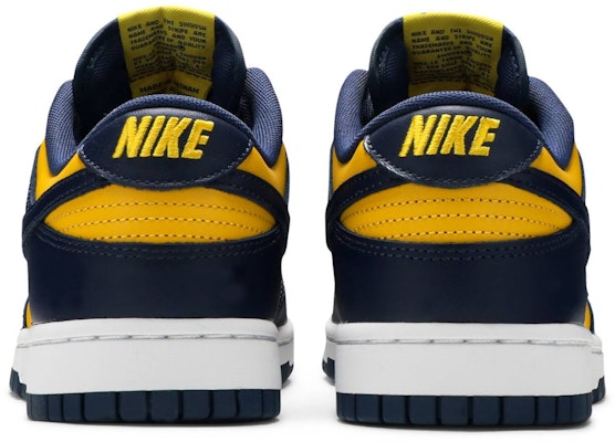 Nike Dunk Low 'Michigan' 2021 DD1391-700 Details for Nike Dunk Low 'Michigan' 2021 DD1391-700