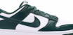 Nike Dunk Low 'Michigan State' - Kasut Hijau Putih Michigan State. DD1391-101