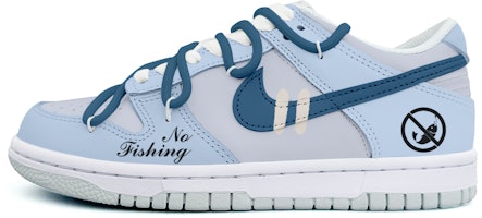 Nike Dunk Low 'No Fishing Biru Abu-abu' DV0831-101-450612 Buy Nike Dunk Low 'No Fishing Biru Abu-abu' DV0831-101-450612