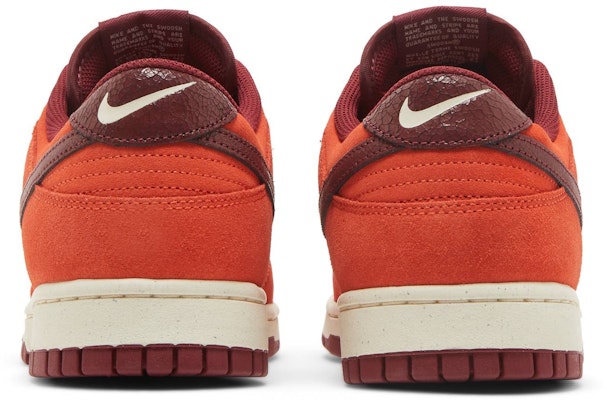 Nike Dunk Low 'Kulit Jeruk Suede' DQ8801-800 Details for Nike Dunk Low 'Kulit Jeruk Suede' DQ8801-800