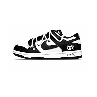 Nike Dunk Low 'Panda Deconstructed Shoelace Graffiti'
