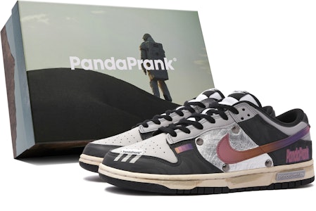 【定制球鞋】 Nike Dunk Low 熊貓惡作劇 宇宙探索 充能 潮流復古 百搭 防滑耐磨 低幫 板鞋 GS 黑紫 Buy 【定制球鞋】 Nike Dunk Low 熊貓惡作劇 宇宙探索 充能 潮流復古 百搭 防滑耐磨 低幫 板鞋 GS 黑紫