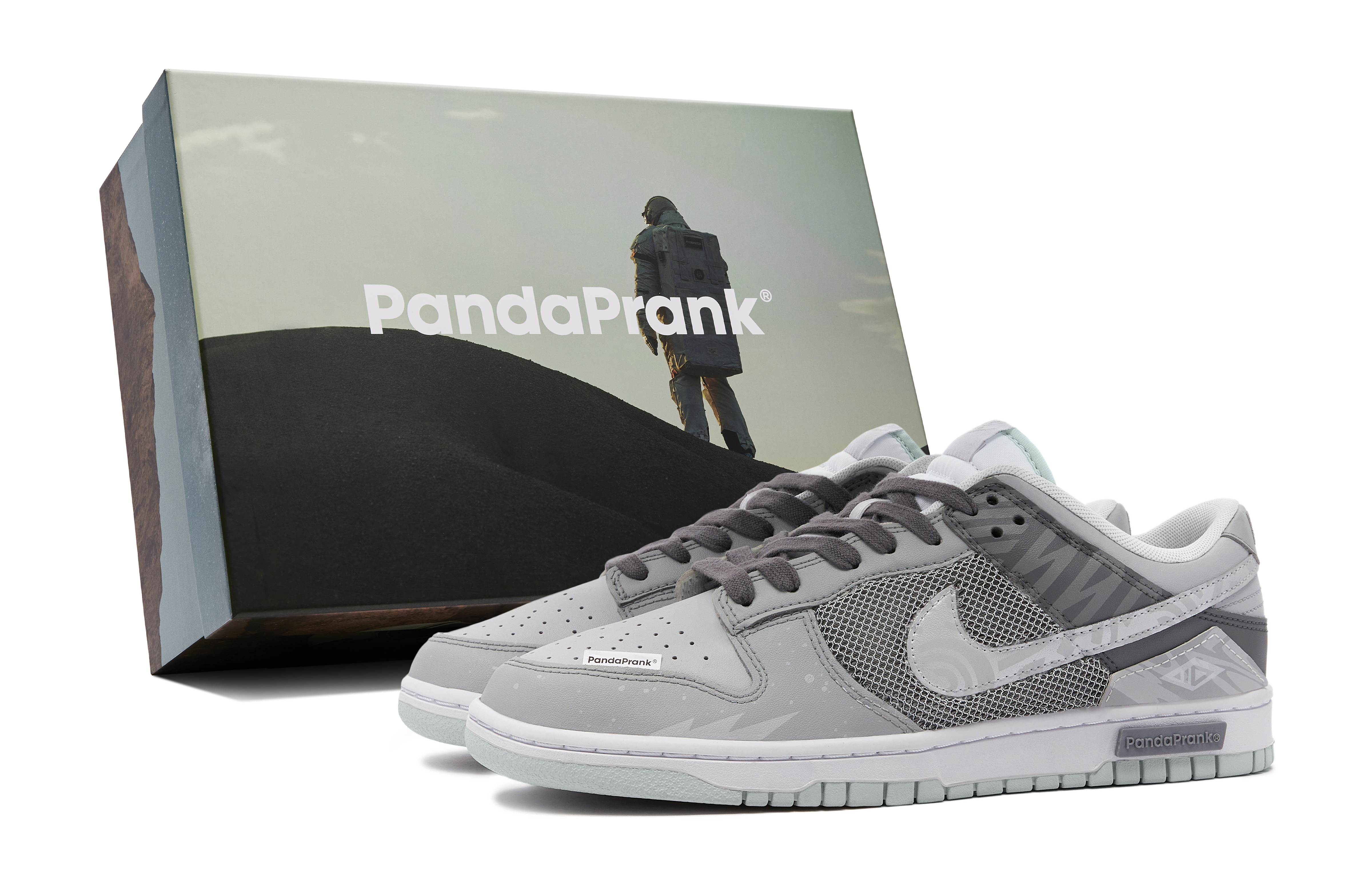 Buy 【定制球鞋】Nike Dunk Low 熊貓惡作劇 宇宙探索 潮流百搭 天體 低筒 板鞋 GS 灰白