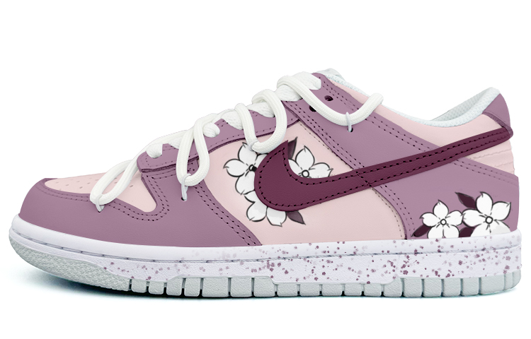 Buy 耐克Dunk Low 紫粉花墙 DH9765-102-448467