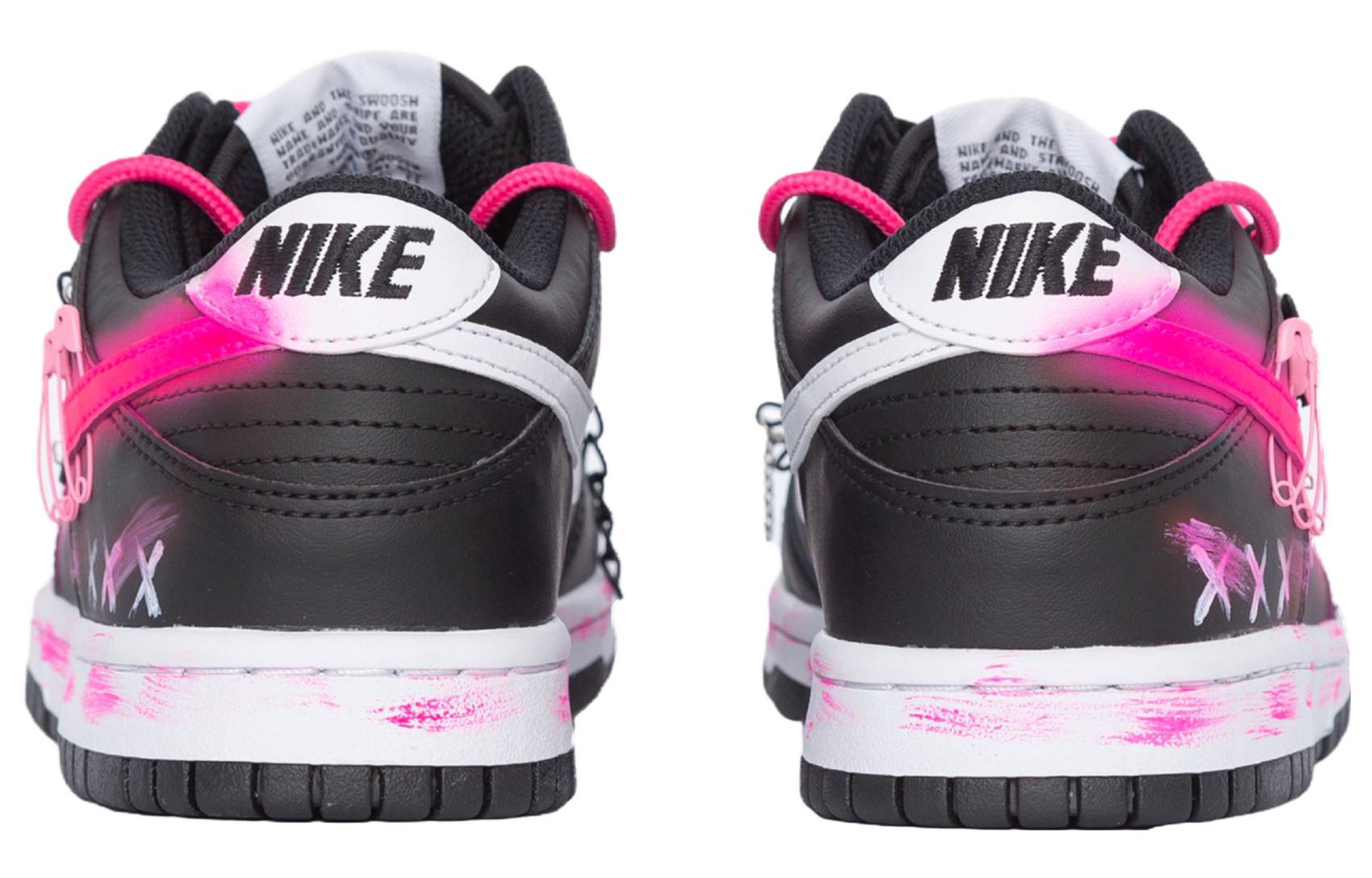 Purchase 【定製球鞋】Nike Dunk Low 迷幻蝴蝶 少女感 螢光 漸變 做舊 塗鴉 百搭 禮盒 低幫 板鞋 GS 黑粉