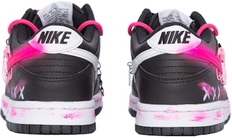 【定製球鞋】Nike Dunk Low 迷幻蝴蝶 少女感 螢光 漸變 做舊 塗鴉 百搭 禮盒 低幫 板鞋 GS 黑粉 Purchase 【定製球鞋】Nike Dunk Low 迷幻蝴蝶 少女感 螢光 漸變 做舊 塗鴉 百搭 禮盒 低幫 板鞋 GS 黑粉